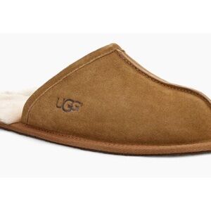 UGG men scuff Tan Suede Slip-On house Slippers size 12